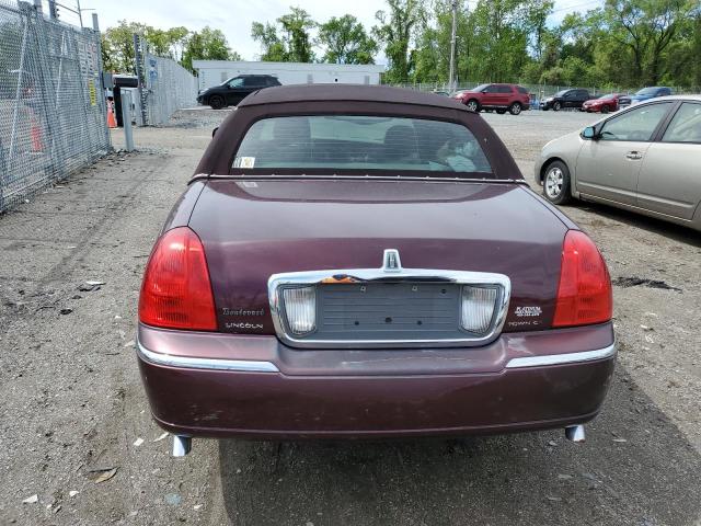 1LNHM83V17Y608940 - 2007 LINCOLN TOWN CAR DESIGNER BURGUNDY photo 6