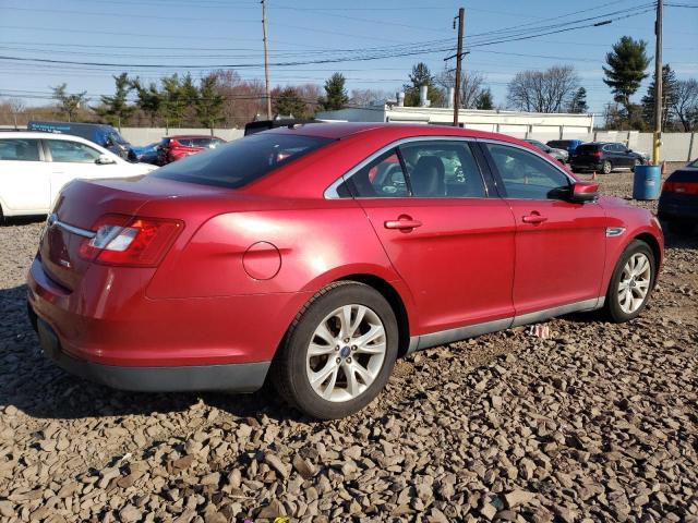 1FAHP2EW2BG113648 - 2011 FORD TAURUS SEL RED photo 3