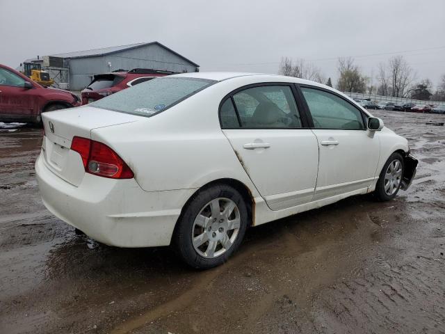 1HGFA16567L121299 - 2007 HONDA CIVIC LX WHITE photo 3