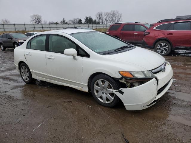 1HGFA16567L121299 - 2007 HONDA CIVIC LX WHITE photo 4