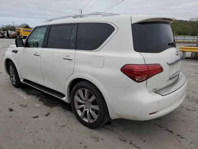 JN8AZ2NE5D9061487 - 2013 INFINITI QX56 WHITE photo 2