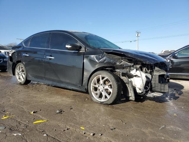 3N1AB7AP6FY217850 - 2015 NISSAN SENTRA S BLACK photo 4