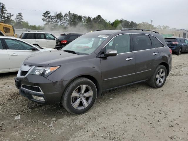 2HNYD2H30CH504916 - 2012 ACURA MDX TECHNOLOGY GRAY photo 1