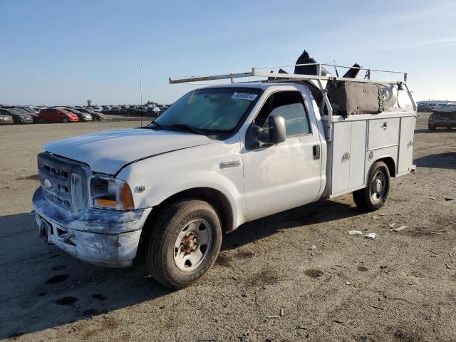 1FTWF30Y06EC19312 - 2006 FORD F350 SRW SUPER DUTY WHITE photo 1