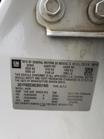 3GYFNEE38CS657499 - 2012 CADILLAC SRX PERFORMANCE COLLECTION Ağ foto 13