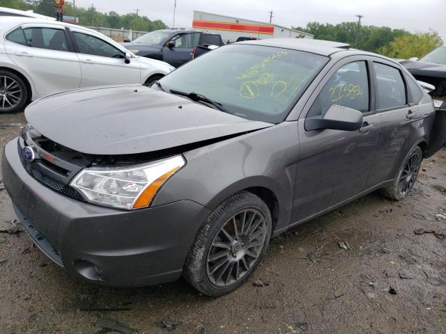 1FAHP3GN1BW136337 - 2011 FORD FOCUS SES GRAY photo 1