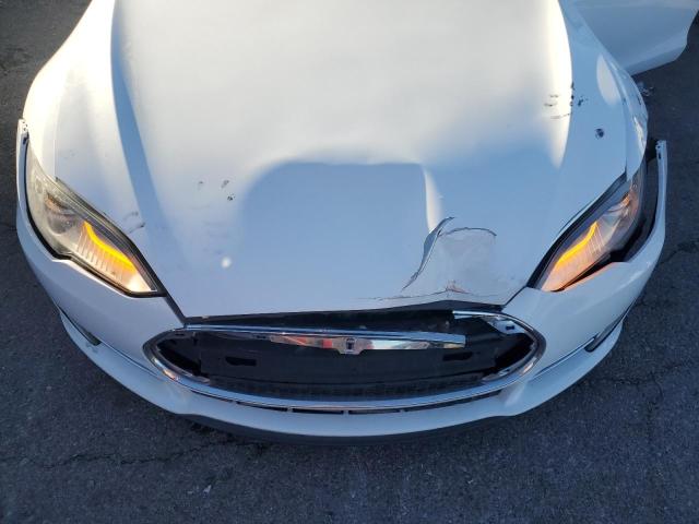 5YJSA1CNXDFP11442 - 2013 TESLA MODEL S WHITE photo 11