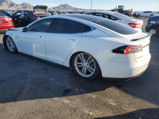 5YJSA1CNXDFP11442 - 2013 TESLA MODEL S WHITE photo 2