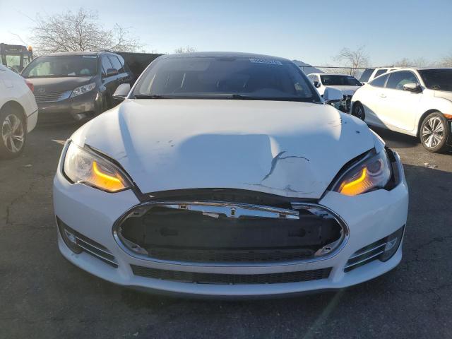 5YJSA1CNXDFP11442 - 2013 TESLA MODEL S WHITE photo 5