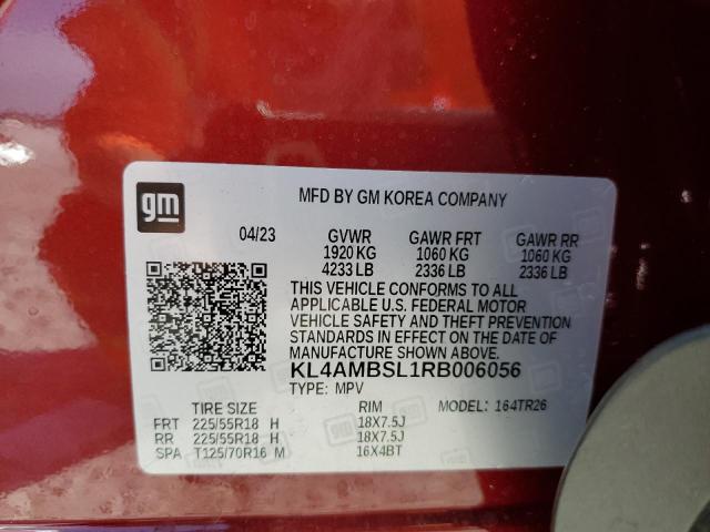 KL4AMBSL1RB006056 - 2024 BUICK ENCORE GX PREFERRED RED photo 13