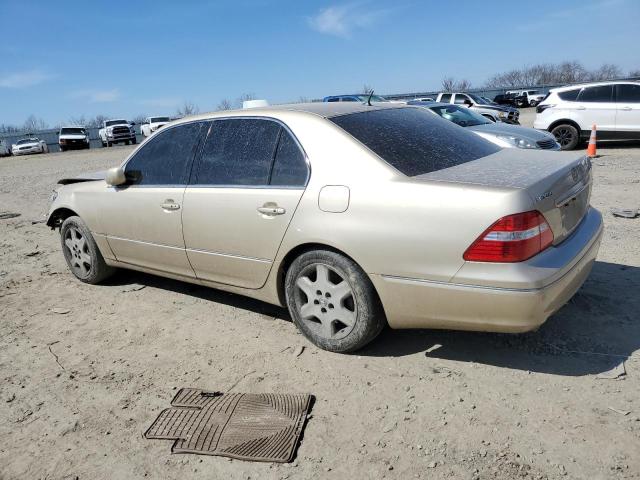 JTHBN36F040144028 - 2004 LEXUS LS 430 GOLD photo 2