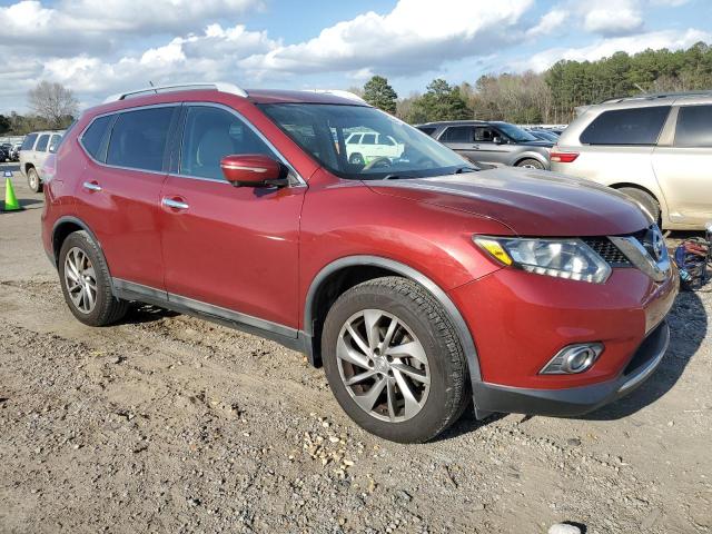 5N1AT2MT8EC863321 - 2014 NISSAN ROGUE S RED photo 4