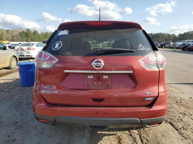 5N1AT2MT8EC863321 - 2014 NISSAN ROGUE S RED photo 6