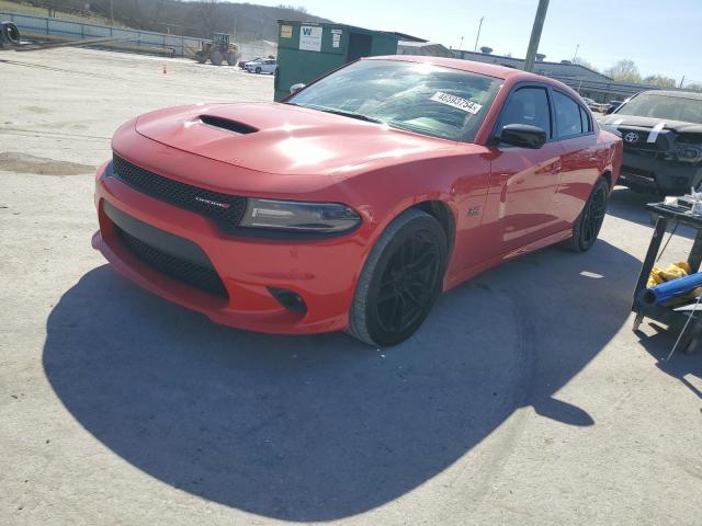 2C3CDXCT9KH554124 - 2019 DODGE CHARGER R/T RED photo 1