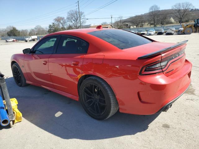 2C3CDXCT9KH554124 - 2019 DODGE CHARGER R/T RED photo 2