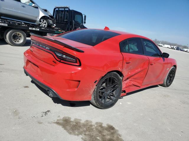 2C3CDXCT9KH554124 - 2019 DODGE CHARGER R/T RED photo 3