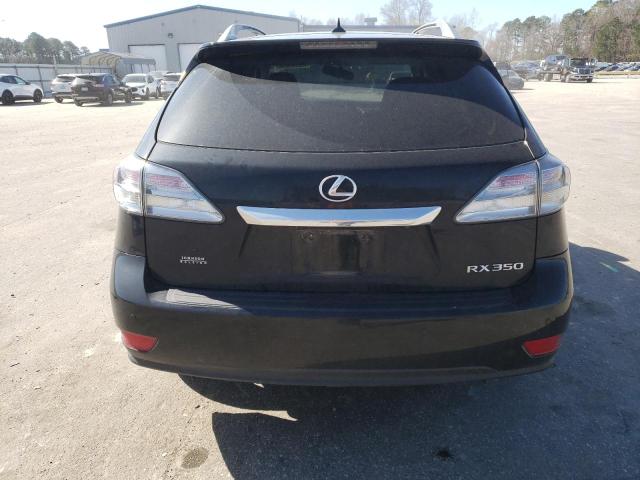 2T2ZK1BA6CC069049 - 2012 LEXUS RX 350 BLACK photo 6