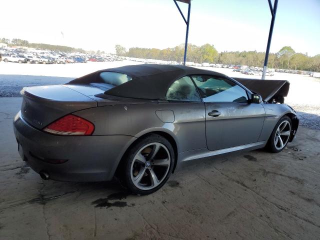 WBAEB5C50AC224662 - 2010 BMW 650 I GRAY photo 3