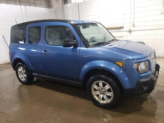 5J6YH18727L014603 - 2007 HONDA ELEMENT EX BLUE photo 4