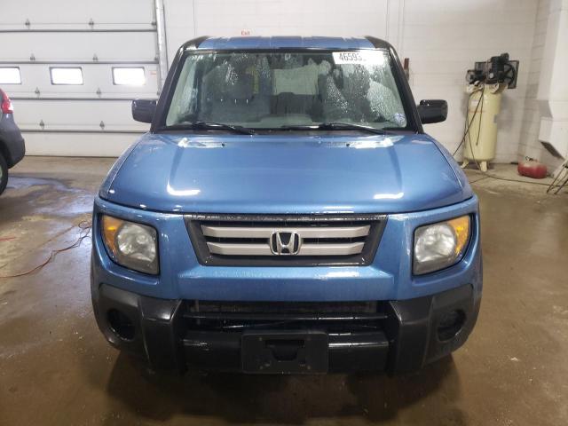 5J6YH18727L014603 - 2007 HONDA ELEMENT EX BLUE photo 5