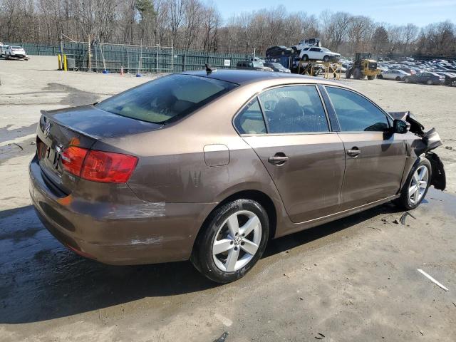 3VW3L7AJ9BM112152 - 2011 VOLKSWAGEN JETTA TDI BROWN photo 3