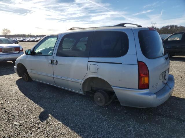 4N2XN11T6XD836216 - 1999 NISSAN QUEST SE SILVER photo 2