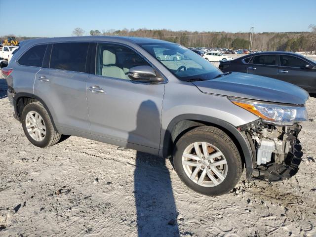 5TDZKRFH3FS069127 - 2015 TOYOTA HIGHLANDER LE SILVER photo 4