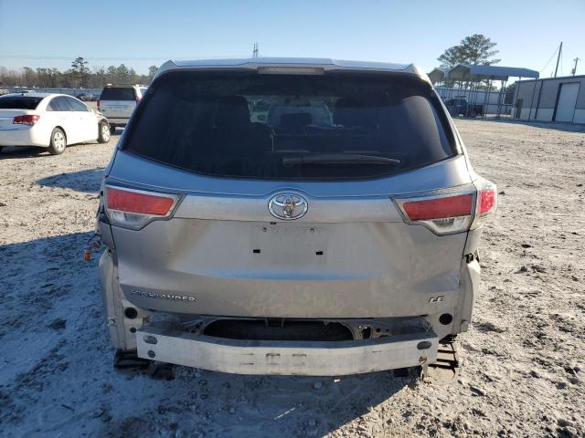 5TDZKRFH3FS069127 - 2015 TOYOTA HIGHLANDER LE SILVER photo 6