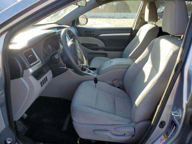 5TDZKRFH3FS069127 - 2015 TOYOTA HIGHLANDER LE SILVER photo 7