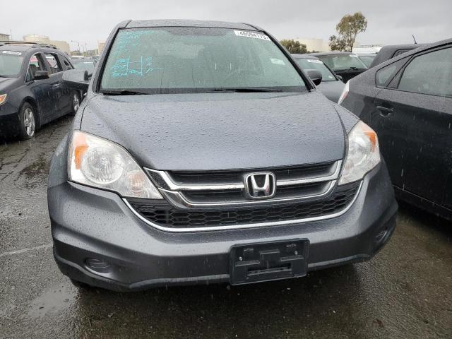 JHLRE3H73AC001917 - 2010 HONDA CR-V EXL GRAY photo 5