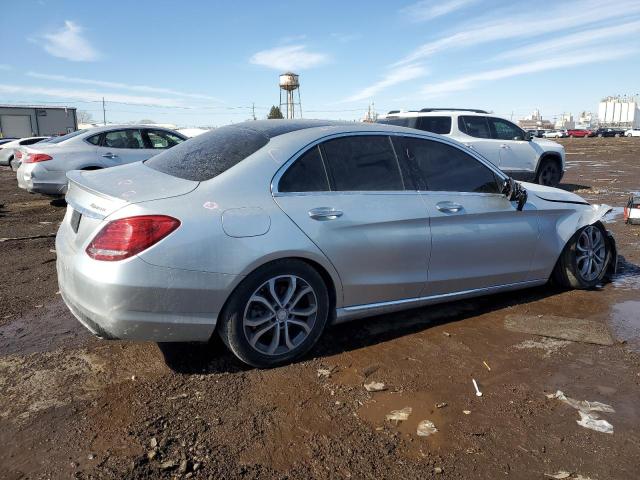 55SWF4KB1GU172031 - 2016 MERCEDES-BENZ C 300 4MATIC SILVER photo 3