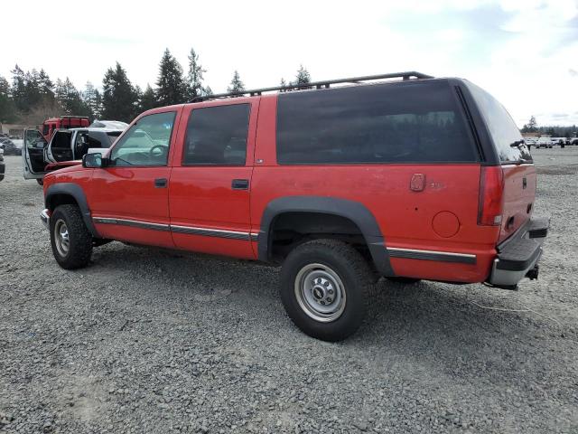 3GNGK26J0VG179784 - 1997 CHEVROLET SUBURBAN K2500 RED photo 2