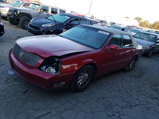 1G6KE57YX3U119838 - 2003 CADILLAC DEVILLE DHS RED photo 1