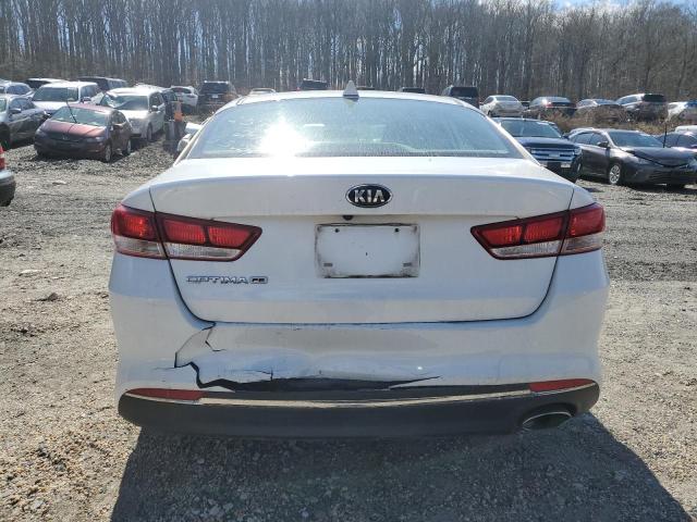 5XXGT4L37HG157053 - 2017 KIA OPTIMA LX WHITE photo 6