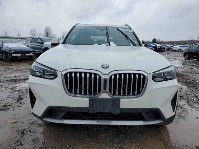 WBX57DP05NN131422 - 2022 BMW X3 XDRIVE30I WHITE photo 5