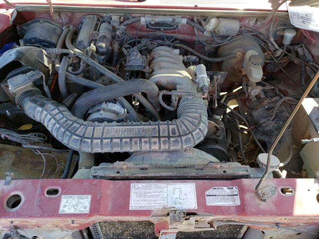 1FTCR10U1MPA82149 - 1991 FORD RANGER RED photo 11