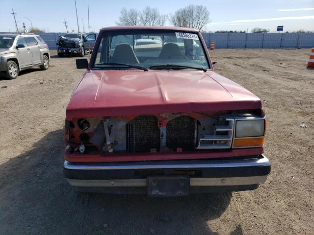 1FTCR10U1MPA82149 - 1991 FORD RANGER RED photo 5
