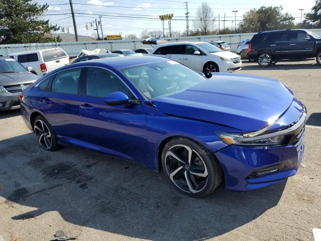 1HGCV1F39LA125813 - 2020 HONDA ACCORD SPORT BLUE photo 4