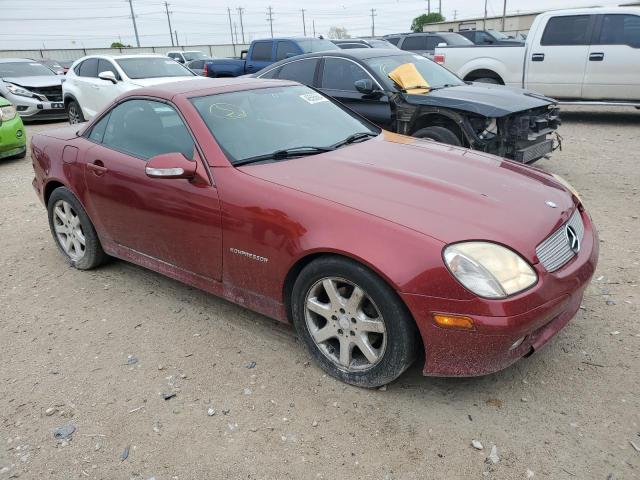 WDBKK49F54F307439 - 2004 MERCEDES-BENZ SLK 230 KOMPRESSOR RED photo 4