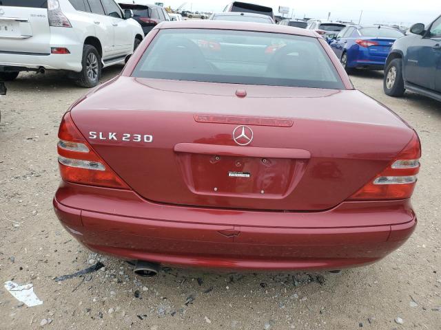 WDBKK49F54F307439 - 2004 MERCEDES-BENZ SLK 230 KOMPRESSOR RED photo 6