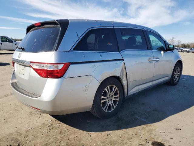 5FNRL5H45CB043595 - 2012 HONDA ODYSSEY EX ვერცხლისფერი ფოტო 3
