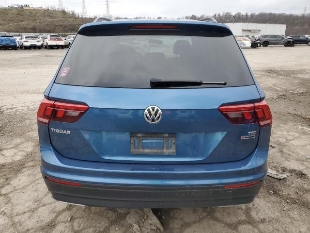 3VV0B7AX4JM011369 - 2018 VOLKSWAGEN TIGUAN S BLUE photo 6