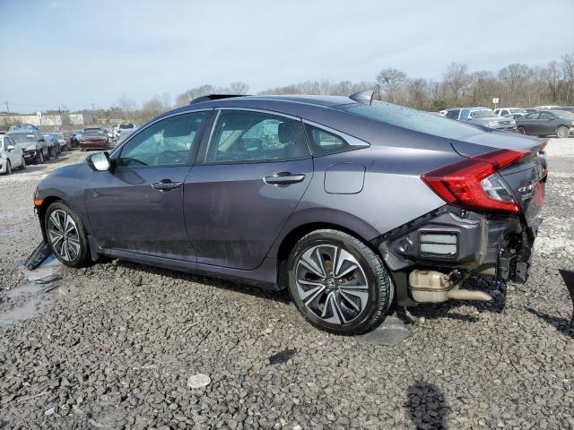 19XFC1F77GE029766 - 2016 HONDA CIVIC EXL GRAY photo 2