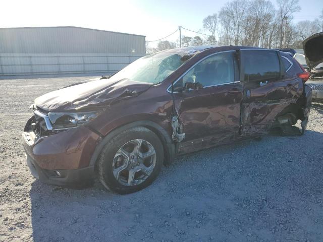 2HKRW1H85JH522696 - 2018 HONDA CR-V EXL MAROON photo 1