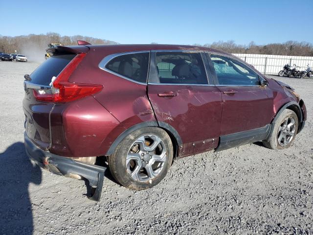 2HKRW1H85JH522696 - 2018 HONDA CR-V EXL MAROON photo 3