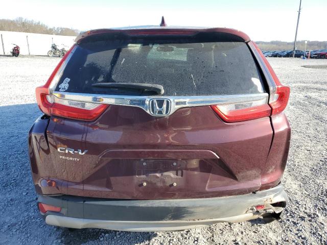 2HKRW1H85JH522696 - 2018 HONDA CR-V EXL MAROON photo 6