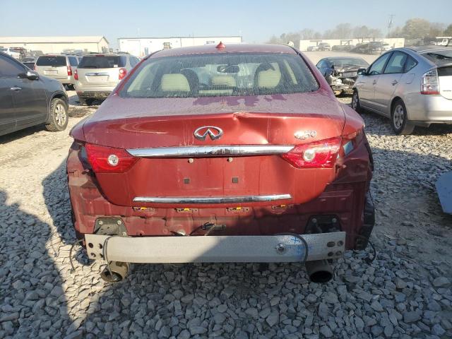 JN1BV7AP7EM679623 - 2014 INFINITI Q50 BASE RED photo 6