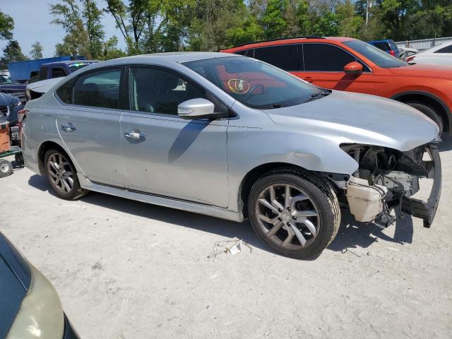 3N1AB7AP5FY266926 - 2015 NISSAN SENTRA S SILVER photo 4