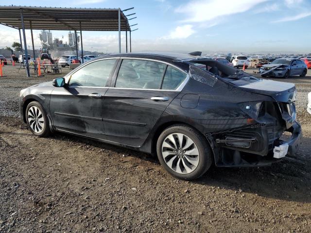 1HGCR6F75EA009984 - 2014 HONDA ACCORD TOURING HYBRID BLACK photo 2