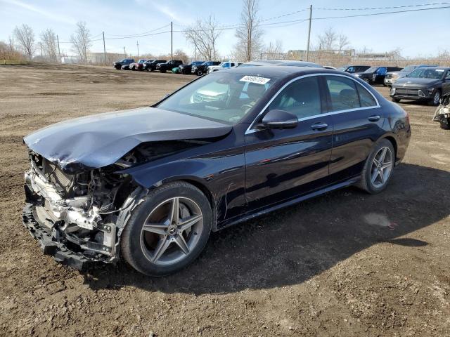 55SWF4KB1JU262707 - 2018 MERCEDES-BENZ C 300 4MATIC BLUE photo 1